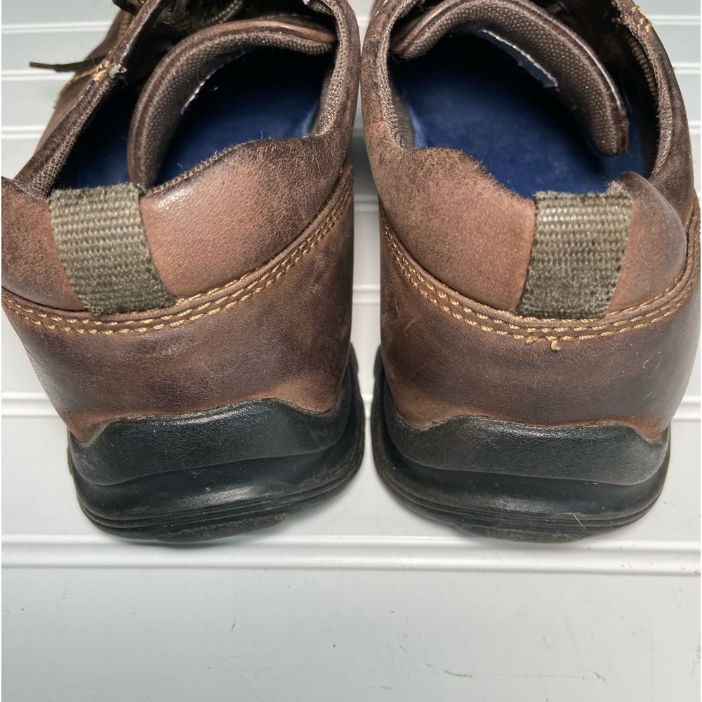 Rockport Mens Sz 11 M Brown Leather Genuine Handsewn Boat Shoes PreOwned Ex Cond - Picture 7 of 8